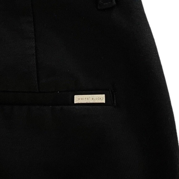 White House Black Market The Slim Crop Pants Black Size 2 Stretch Workwear - Picture 6 of 13